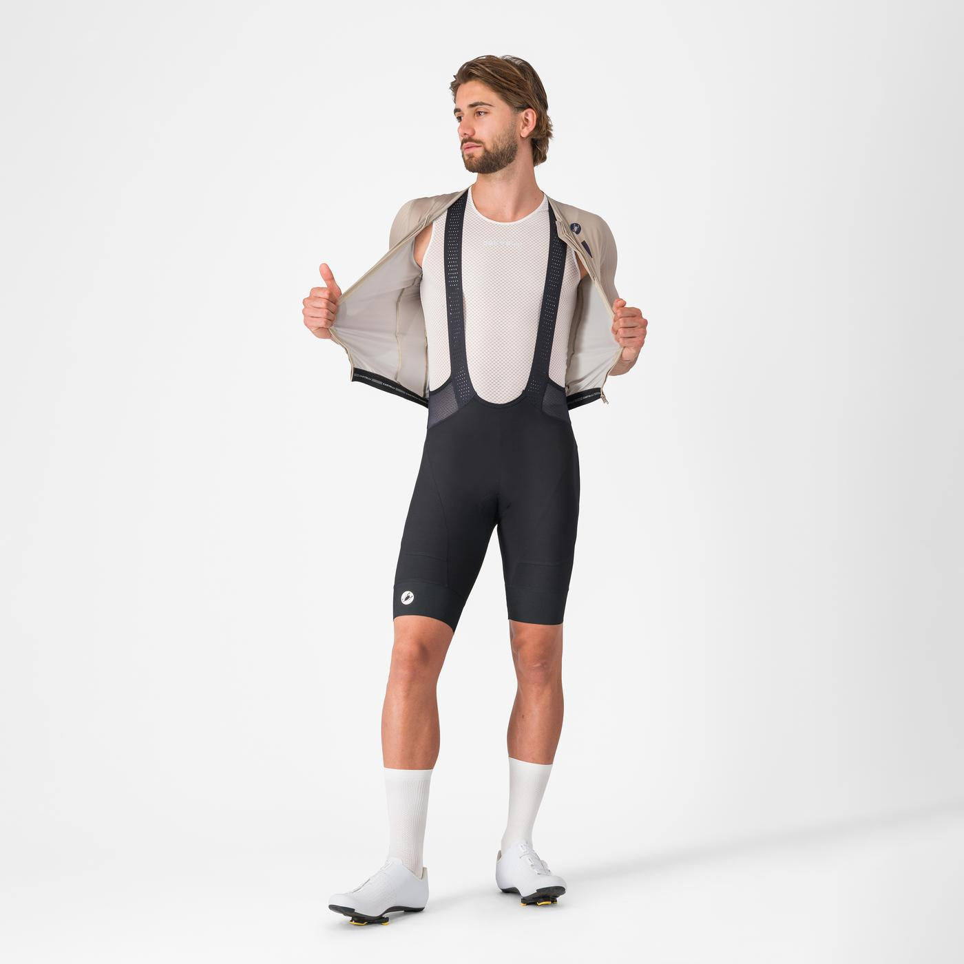 CASTELLI ENDURANCE 4 Kurze Trägerhose Schwarz