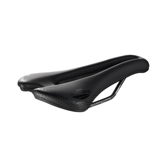 Selle SAN MARCO ASPIDE SHORT COMFORT OPEN-FIT DYNAMIC S3 Breite 144mm Schienen Manganese