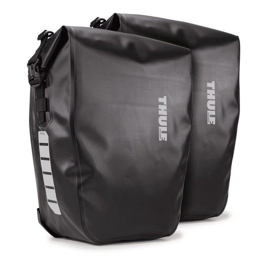 Paar THULE SHIELD 25 L Gepäckträgertaschen Schwarz