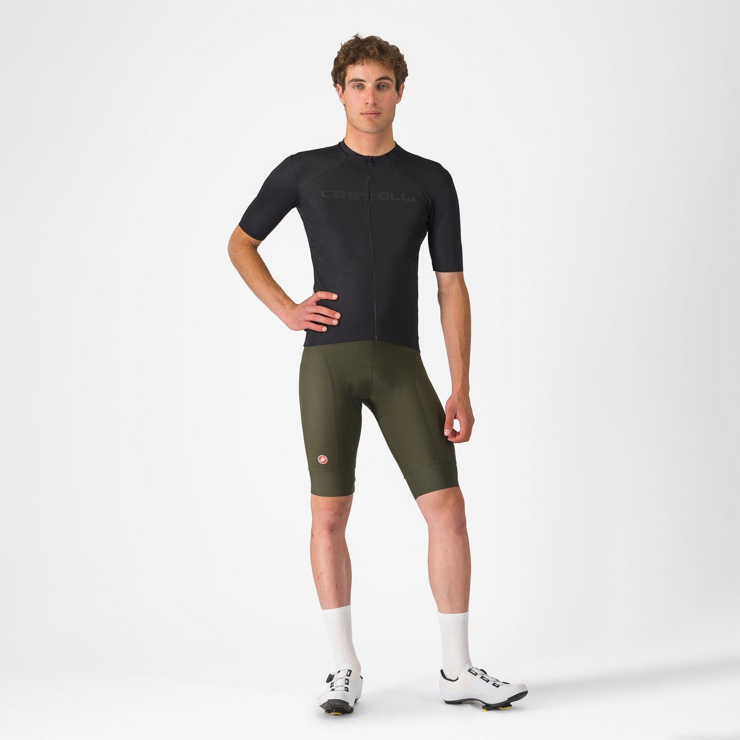 CASTELLI COMPETIZIONE 2 Kurze Bibshorts Khaki