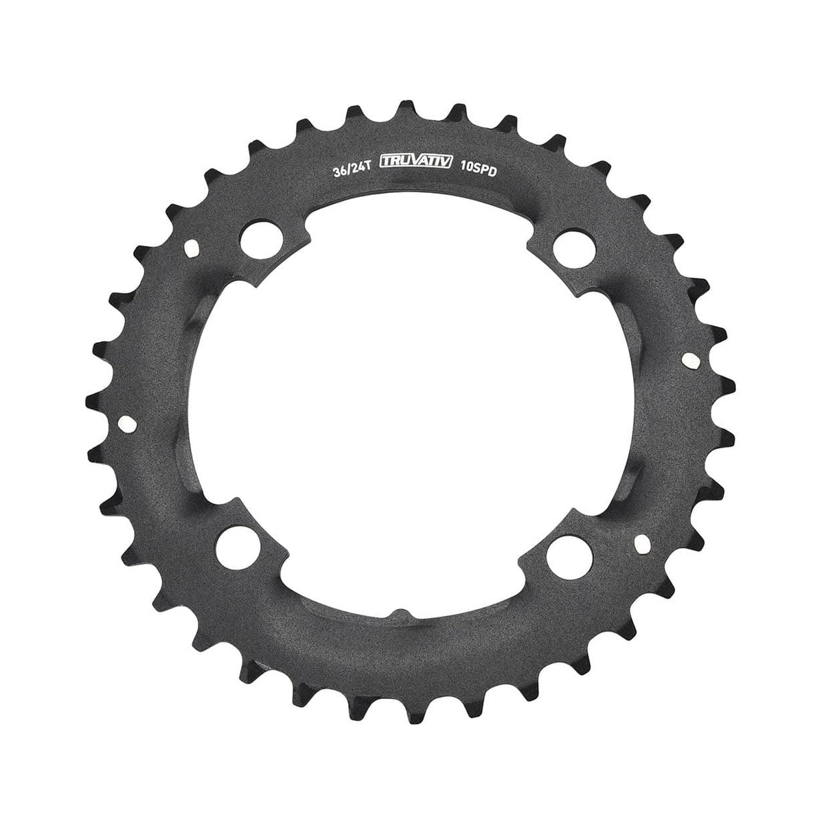 Äußeres Kettenblatt SRAM MTB 104BCD SPECIALIZED 10-fach, 4-Loch, 104 mm — Kettenblatt auf weißem Hintergrund