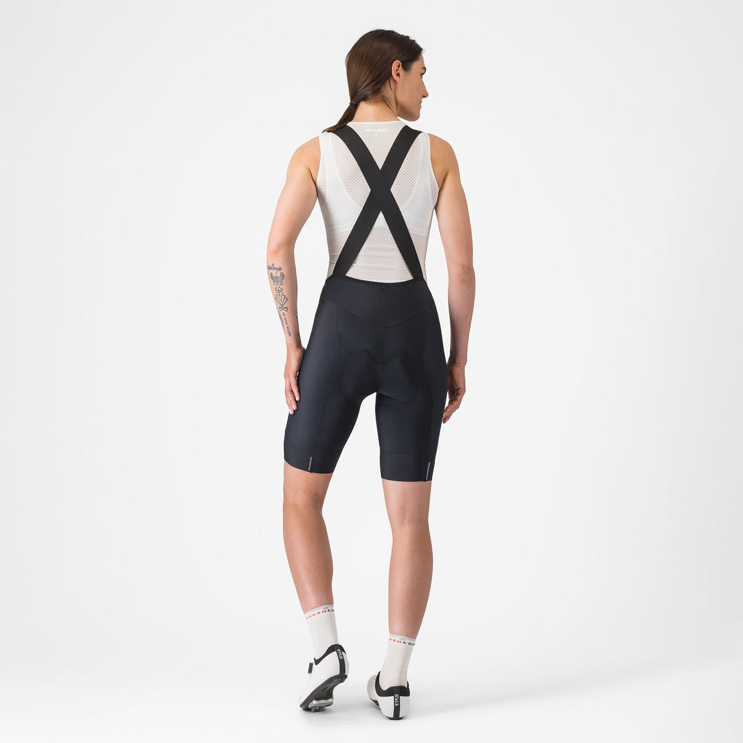 CASTELLI PRIMA 2 DT Damen Kurz Trägerhose Schwarz