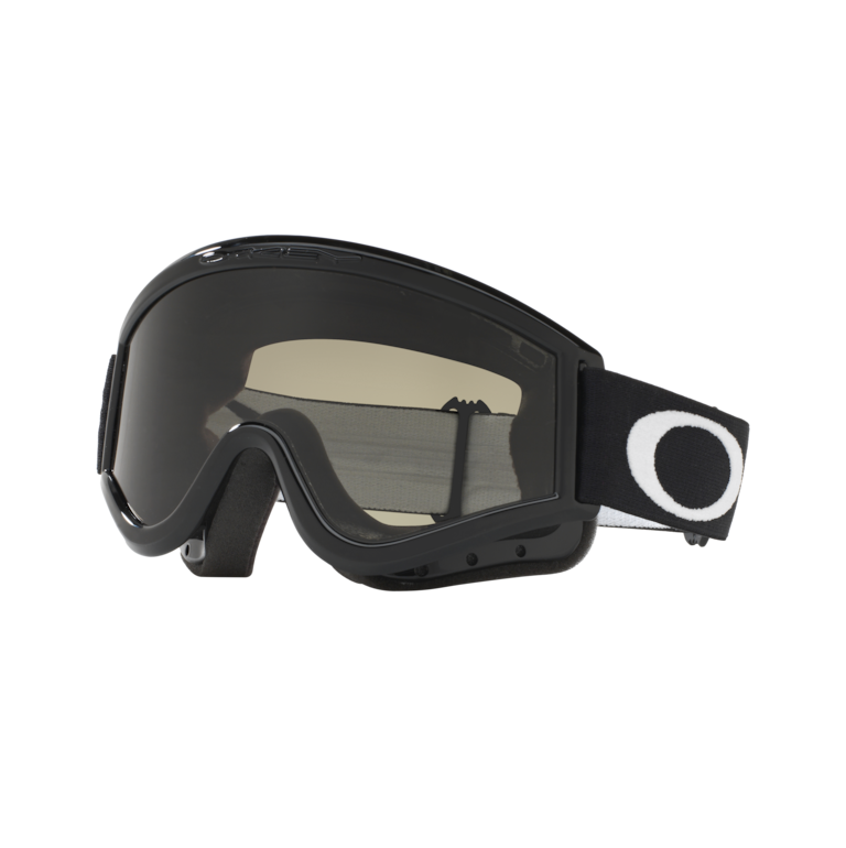 OAKLEY L-Frame MX Jet Black Visier Dark Grey Maske