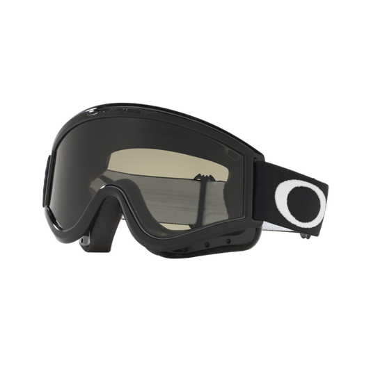 OAKLEY L-Frame MX Jet Black Visier Dark Grey Maske