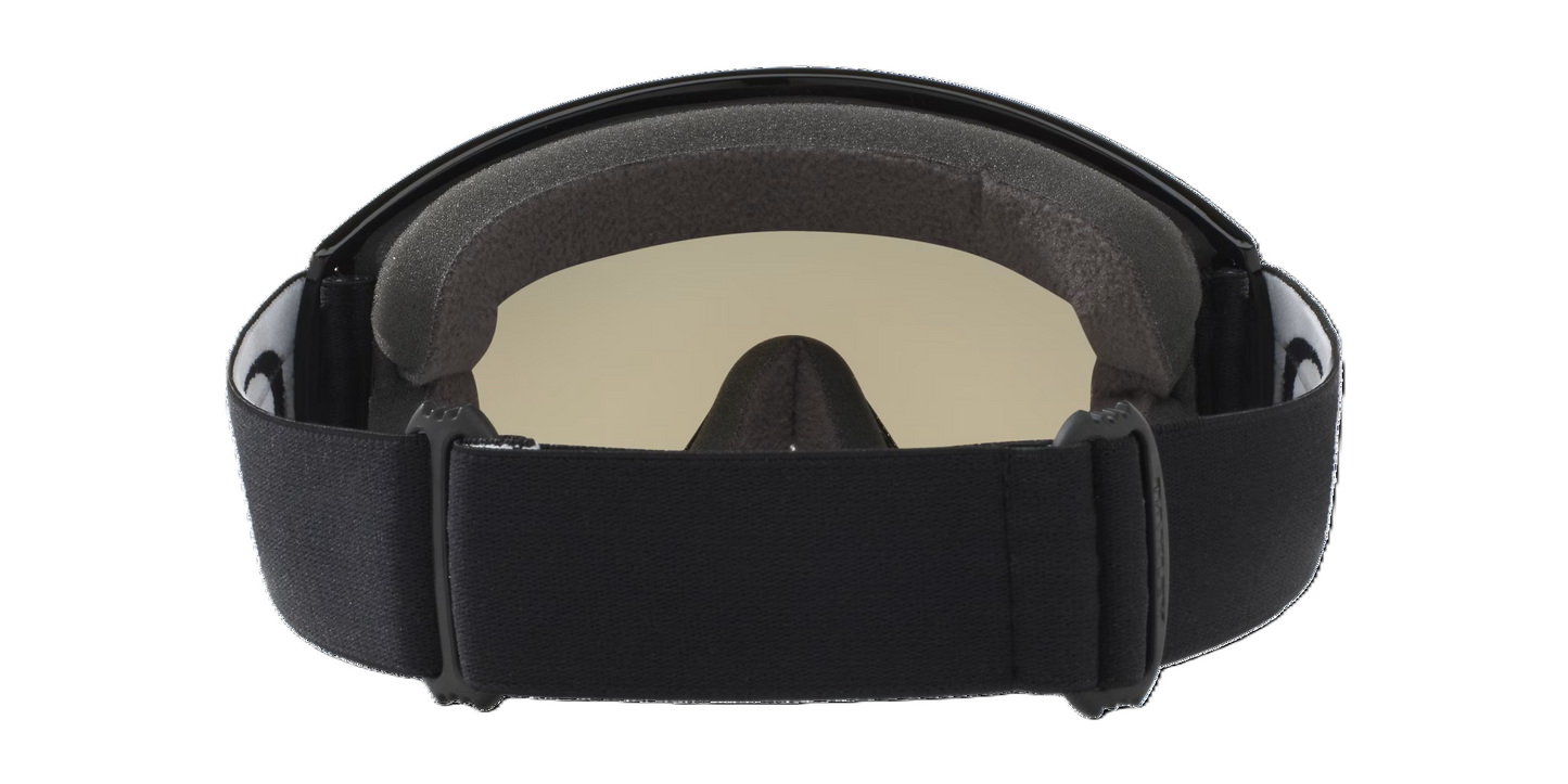 OAKLEY L-Frame MX Jet Black Visier Dark Grey Maske