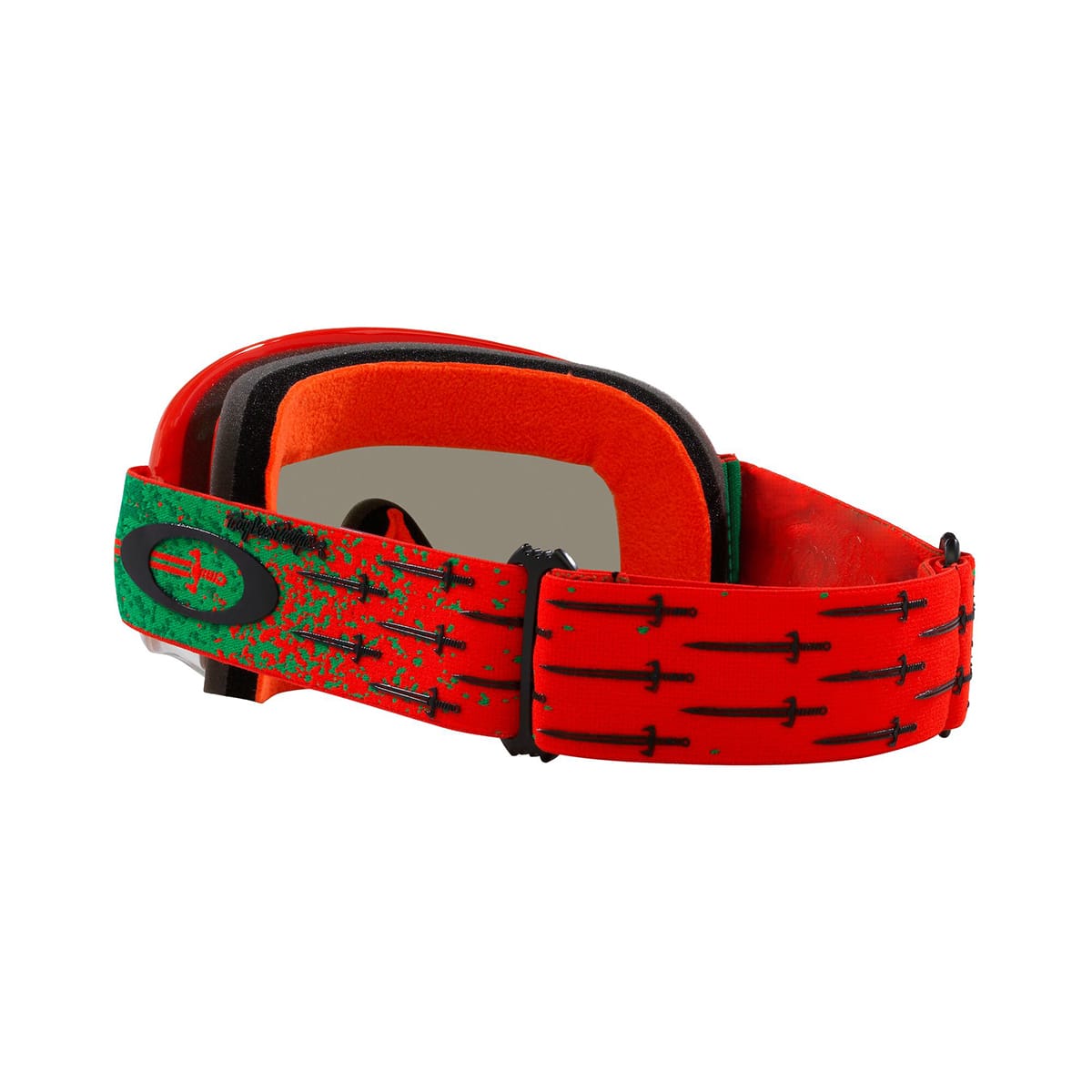 OAKLEY O Frame MX TLD Carrack Orange Screen Dunkelgrau Maske OO7029-77