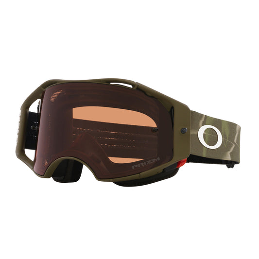 OAKLEY AIRBRAKE MTB-Maske Dark Brush Camo Visier Prizm Mx Bronze
