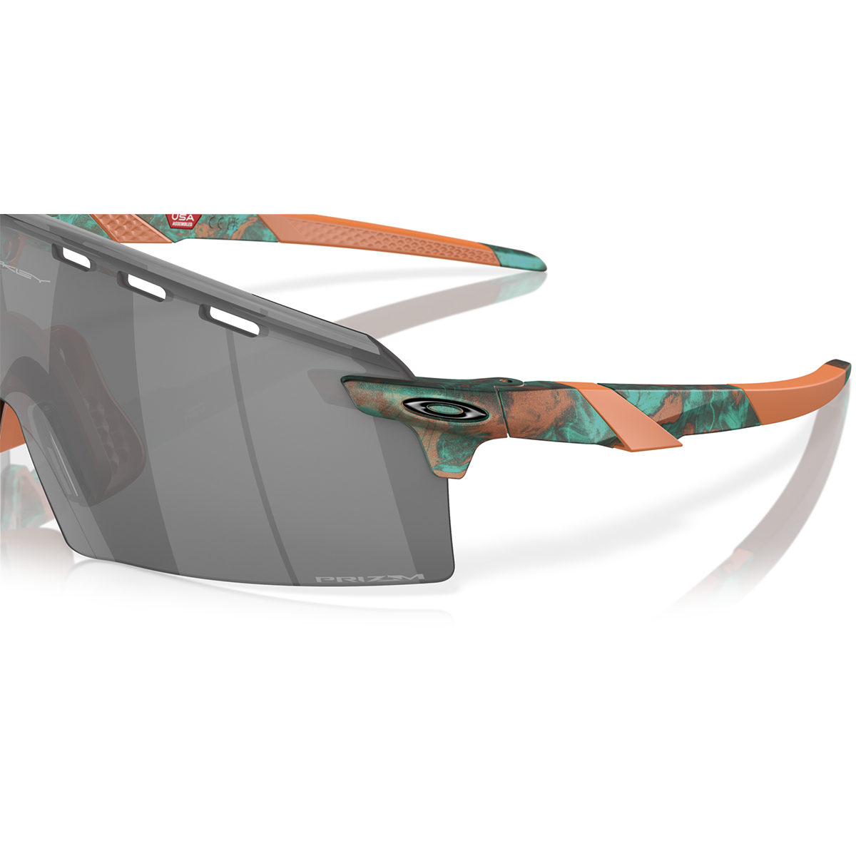 OAKLEY ENCODER STRIKE V Brille Orange Grün Prizm Schwarz - OO9235-1539