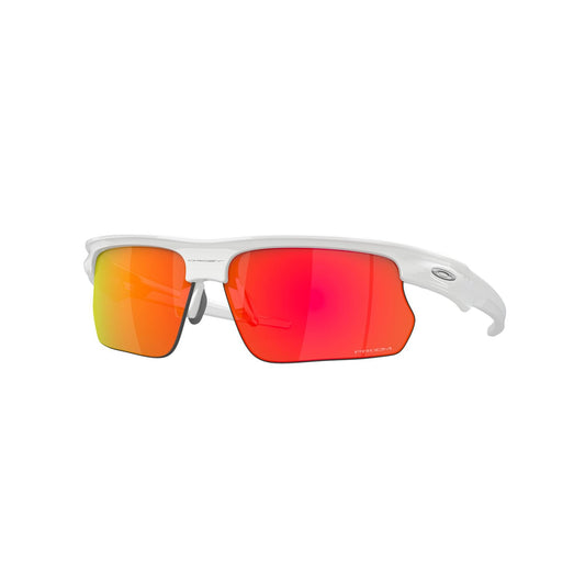 OAKLEY BISPHAERA Brille Weiß Prizm Ruby -0OO9400-0368