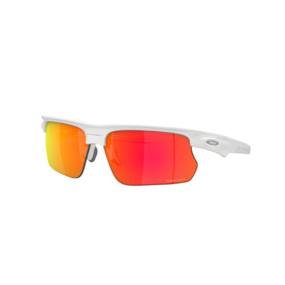 Brille OAKLEY BISPHAERA Weiß Prizm Ruby - 0OO9400-0368