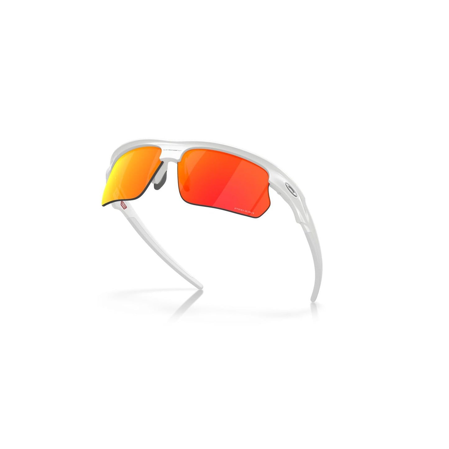 OAKLEY BISPHAERA Brille Weiß Prizm Ruby -0OO9400-0368