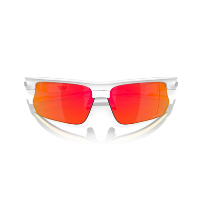 Brille OAKLEY BISPHAERA Weiß Prizm Ruby - 0OO9400-0368