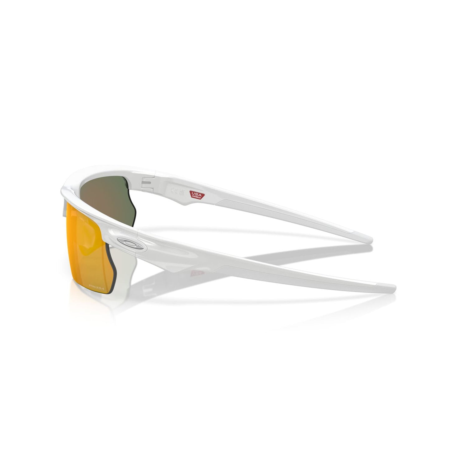 OAKLEY BISPHAERA Brille Weiß Prizm Ruby -0OO9400-0368