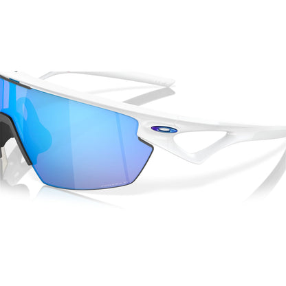 Brille OAKLEY SPHAERA Weiß Matt Prizm Sapphire Polarized - 0OO9403-0236