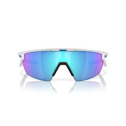 Brille OAKLEY SPHAERA Weiß Matt Prizm Sapphire Polarized - 0OO9403-0236
