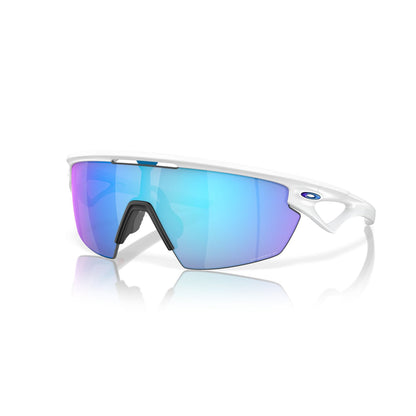 Brille OAKLEY SPHAERA Weiß Matt Prizm Sapphire Polarized - 0OO9403-0236