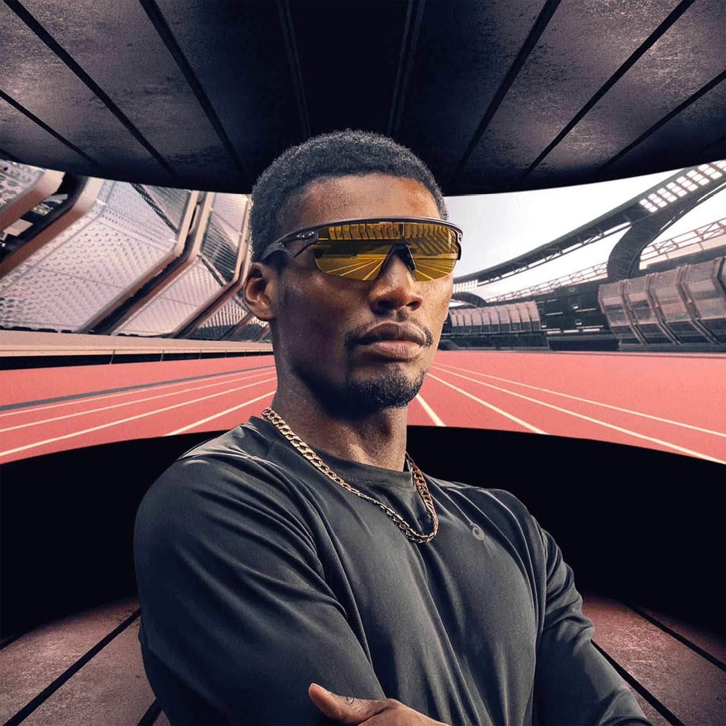 OAKLEY SPHAERA Carbon Matt 24K Polarized Brille - 0OO9403-0436
