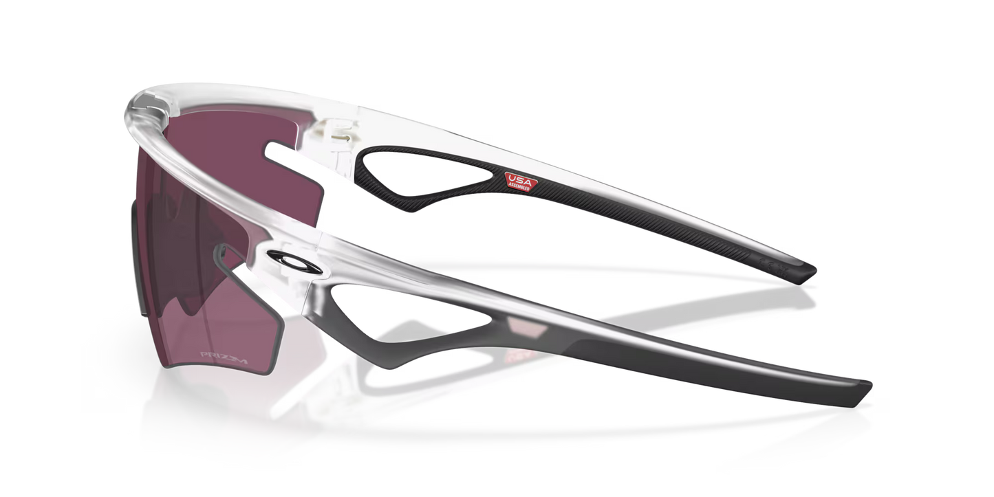 OAKLEY SPHAERA SLASH Matt Clear Gläser Prizm Road Schwarz - OO9499-1036