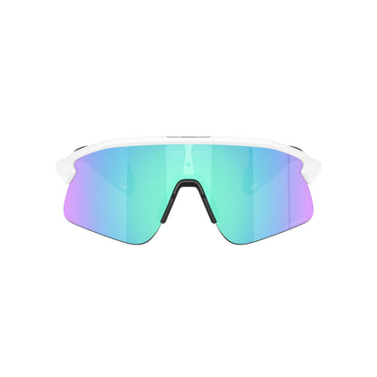 Brille OAKLEY STUNT DEVIL Weiß Matt Prizm Sapphire