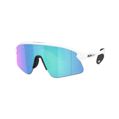 Brille OAKLEY STUNT DEVIL Weiß Matt Prizm Sapphire