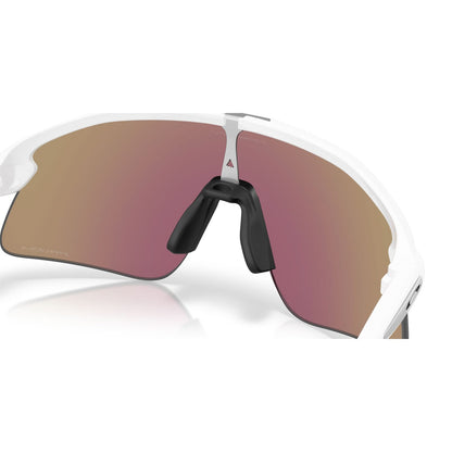 Brille OAKLEY STUNT DEVIL Weiß Matt Prizm Sapphire