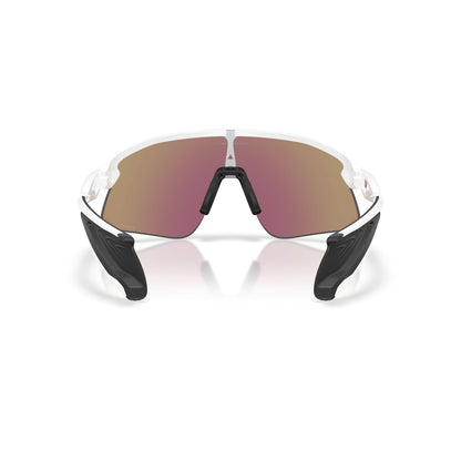 Brille OAKLEY STUNT DEVIL Weiß Matt Prizm Sapphire