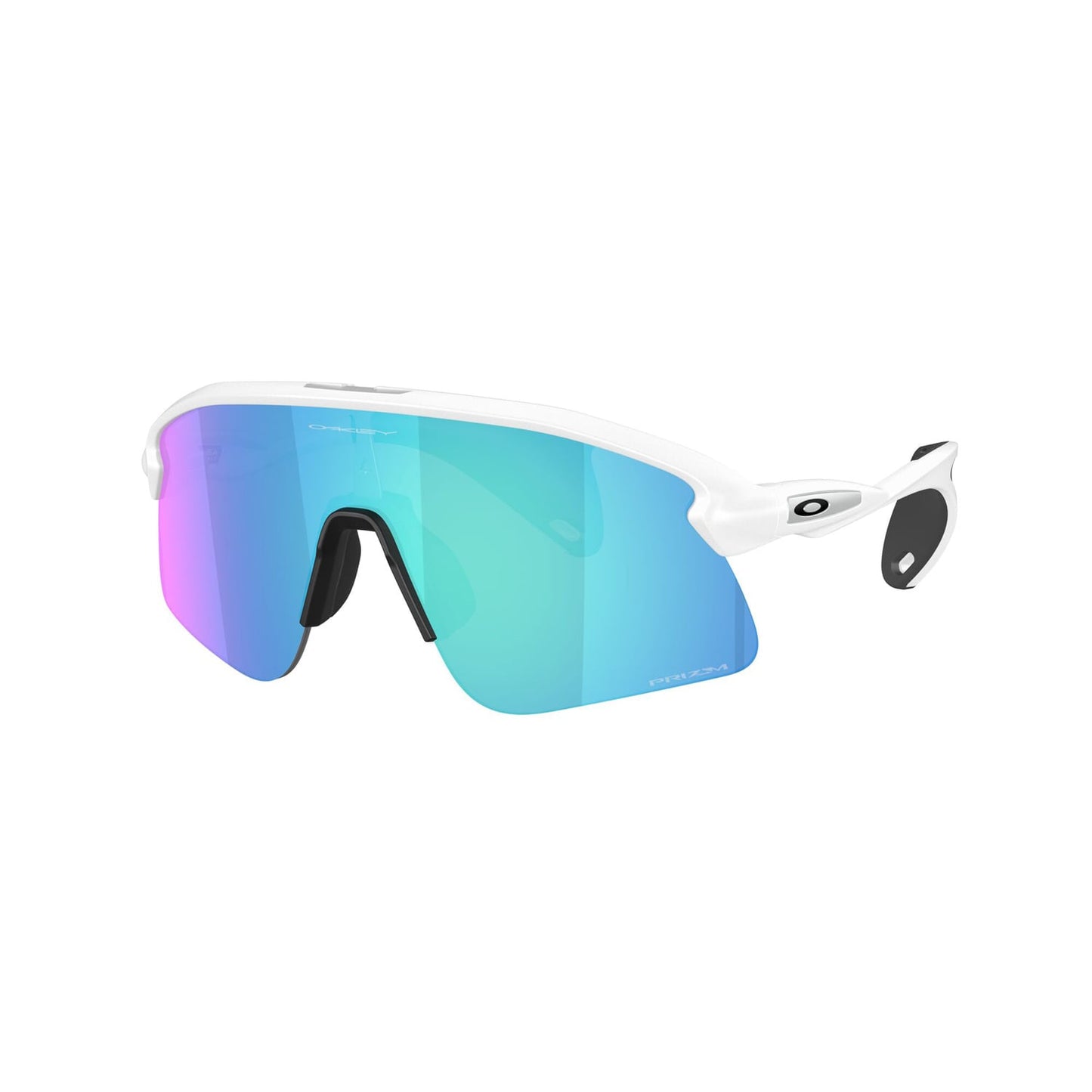 OAKLEY STUNT DEVIL S Brille Weiß Matt Prizm Saphire