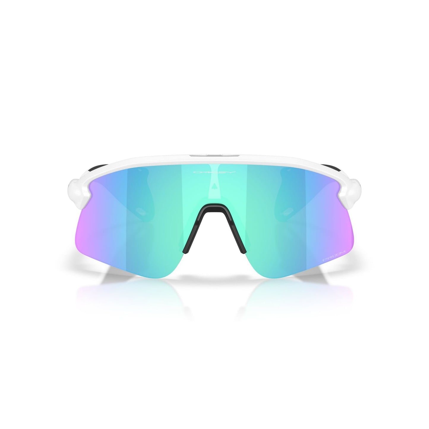 OAKLEY STUNT DEVIL S Brille Weiß Matt Prizm Saphire
