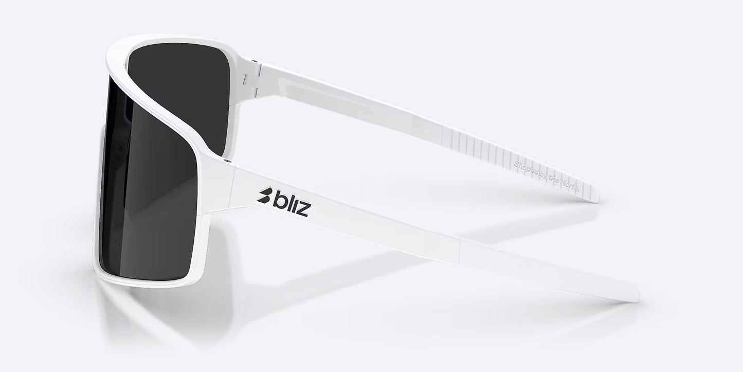 Brille BLIZ P001 Weiß Glas Smoke