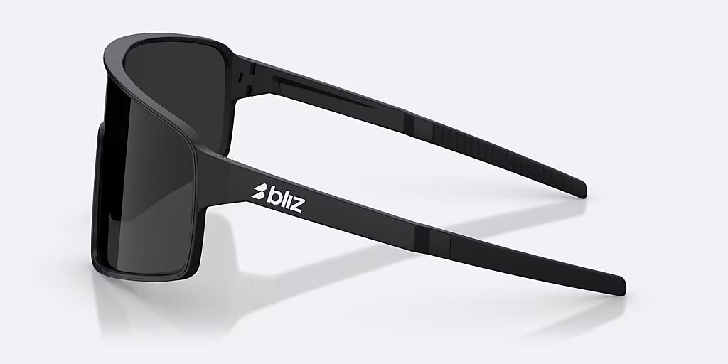 Brille BLIZ P001 S Schwarz Matt Glas Smoke