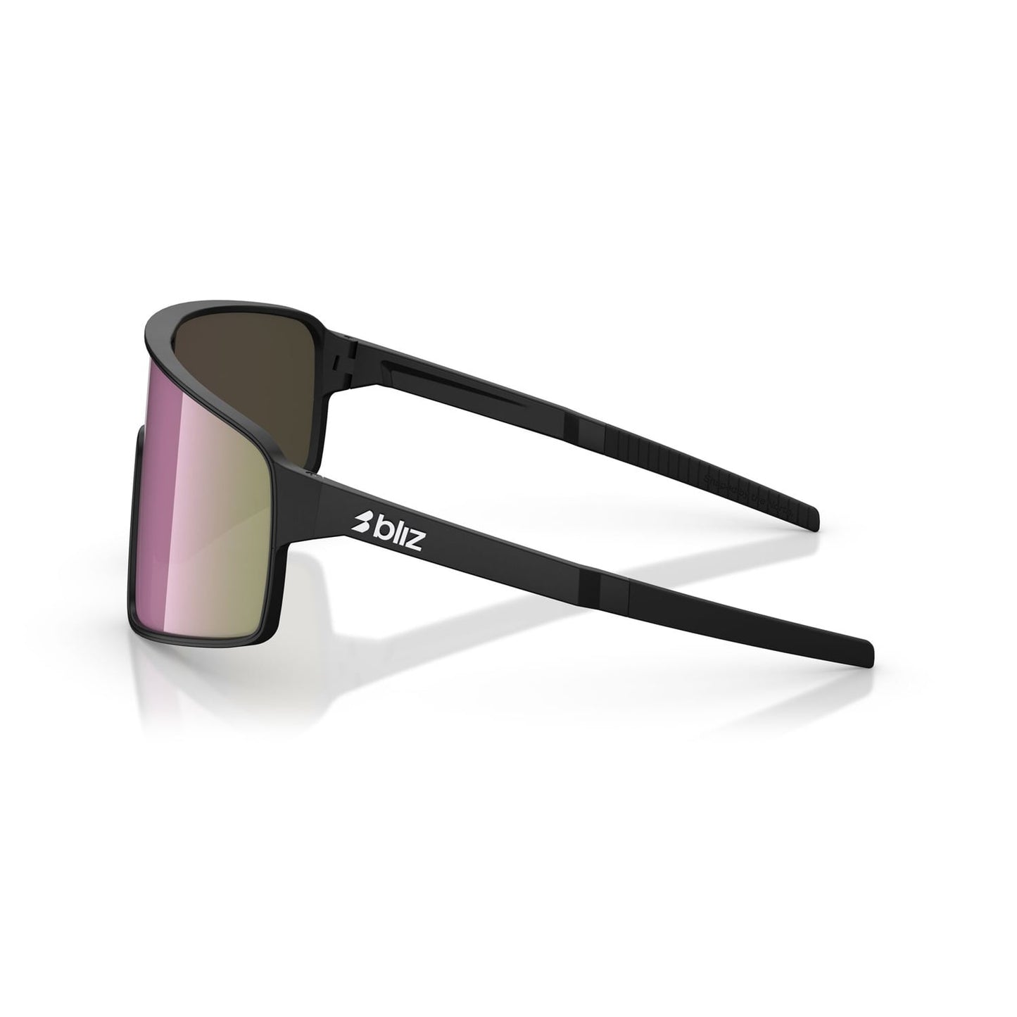 Brille BLIZ P001 S Schwarz Matt Schirm Braun Rosa Mehrfarbig