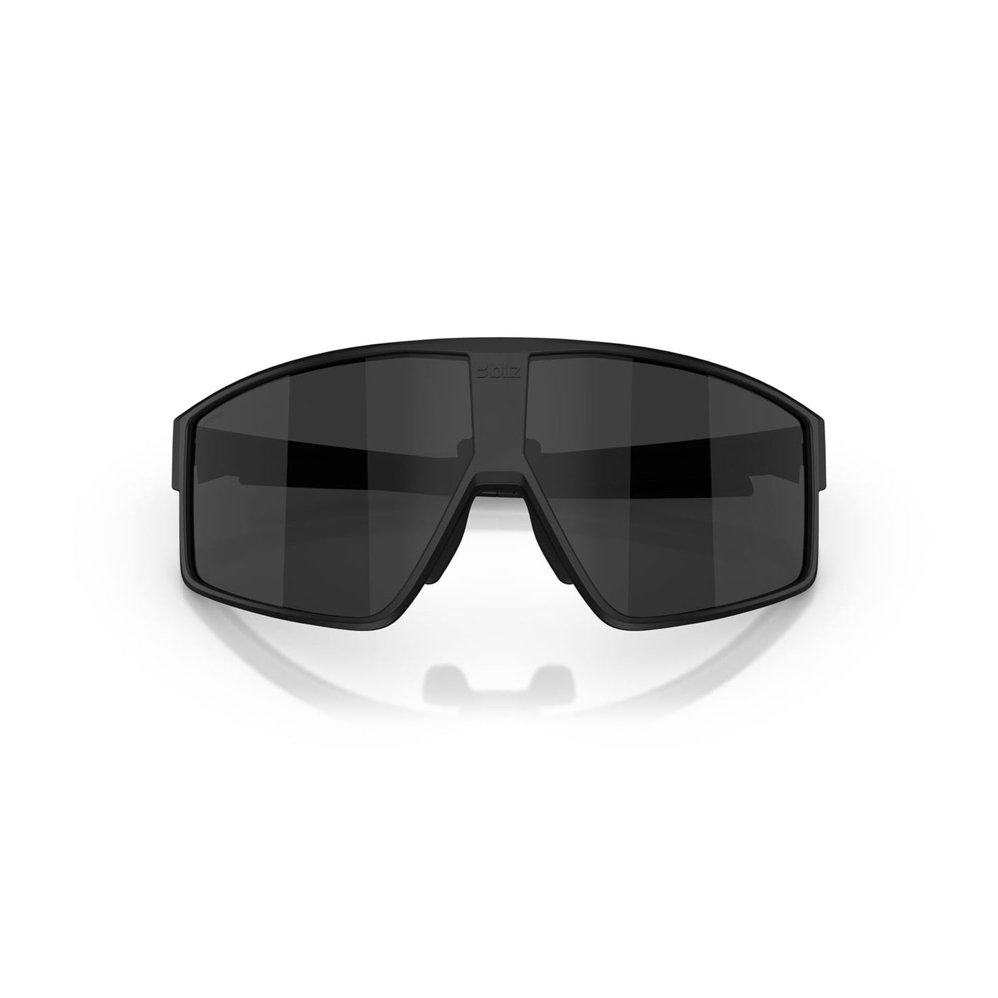 BLIZZ P002S Brille Schwarz Matt Rauchgrauer Schirm