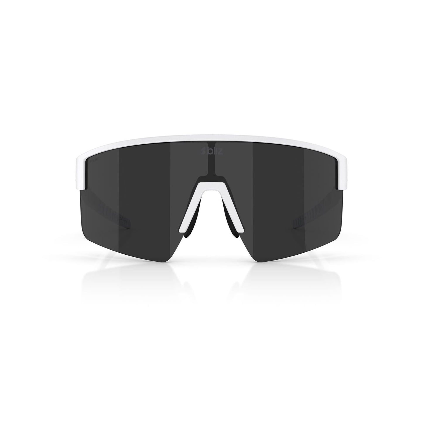 BLIZ P004 Brille Weiß Matt Smoke Screen