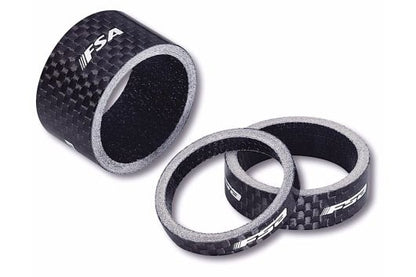 Steuerrohr-Distanzring FSA 1"1/8 Carbon Schwarz