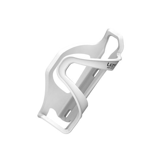LEZYNE FLOW CAGE SL-L Flaschenhalter mit Zugriff von links Weiß