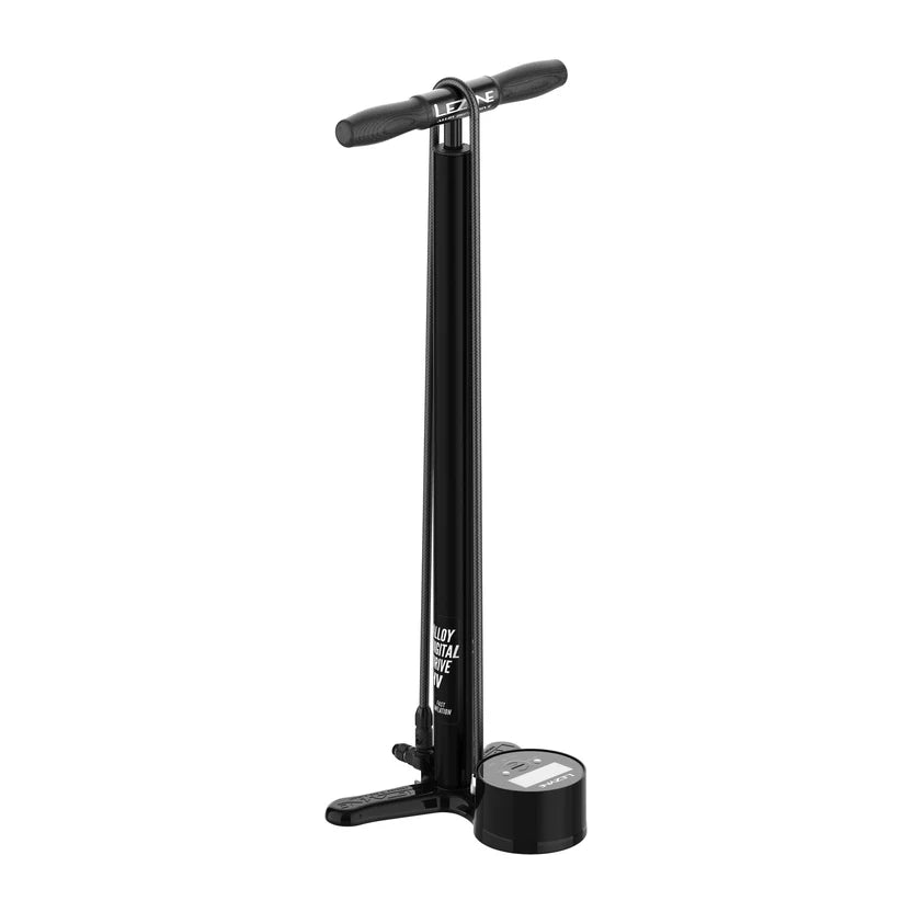 Standpumpe LEZYNE ALLOY FLOOR DRIVE HV DIGITAL 3.5 Schwarz