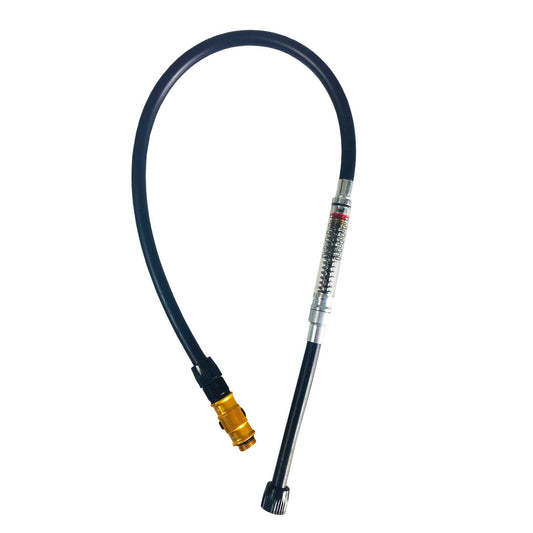 Goldfarbener LEZYNE ABS Flip Venti-Ersatzschlauch für Micro Floor Drive