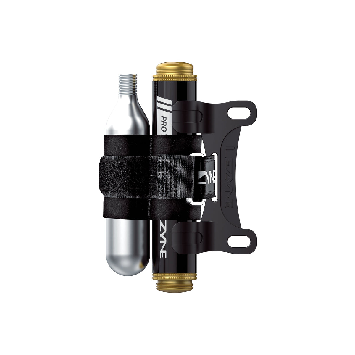 LEZYNE PRO Loaded Tubeless-Reparaturset mit 20-g-CO2-Kartusche Schwarz