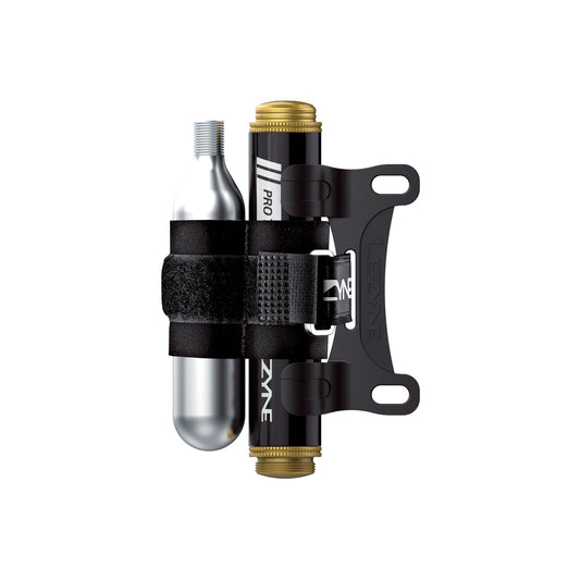 LEZYNE PRO Loaded Tubeless-Reparaturset mit 20-g-CO2-Kartusche Schwarz