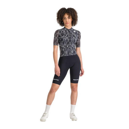 SPORTFUL G-SUIT Kurzärmliger Einteiler Damen Schwarz/Weiß