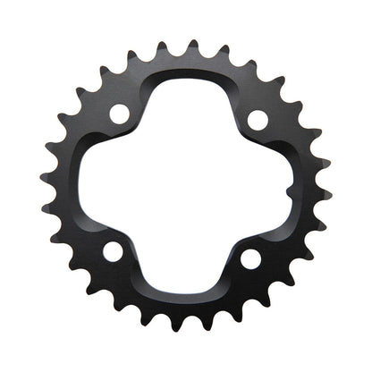 Inneres Kettenblatt SRAM S1 CNC 10-fach, 4-Loch, 80 mm — Kettenblatt auf weißem Hintergrund