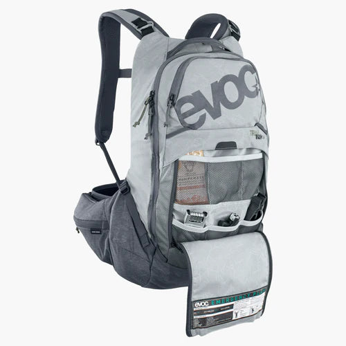Rucksack mit Rückenpolster EVOC TRAIL PRO 16 l, grau