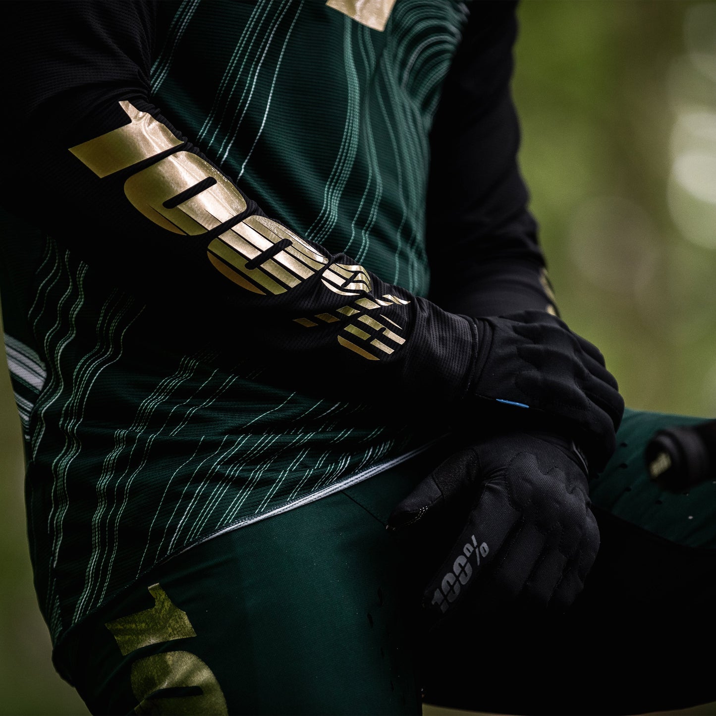 Handschuhe 100% COGNITO SMART SHOCK Schwarz