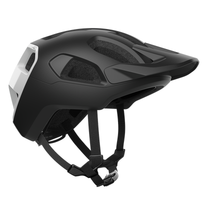 MTB-Helm POC CULARIS Schwarz Matt/Weiß