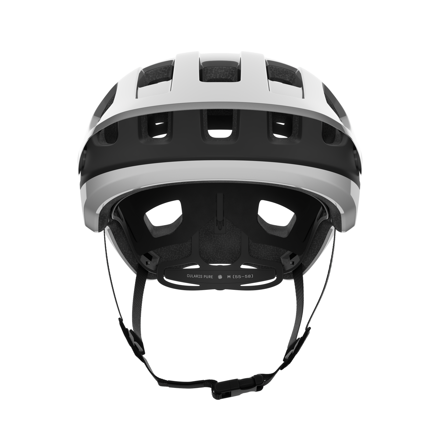 MTB-Helm POC CULARIS PURE Weiss/Schwarz Matt