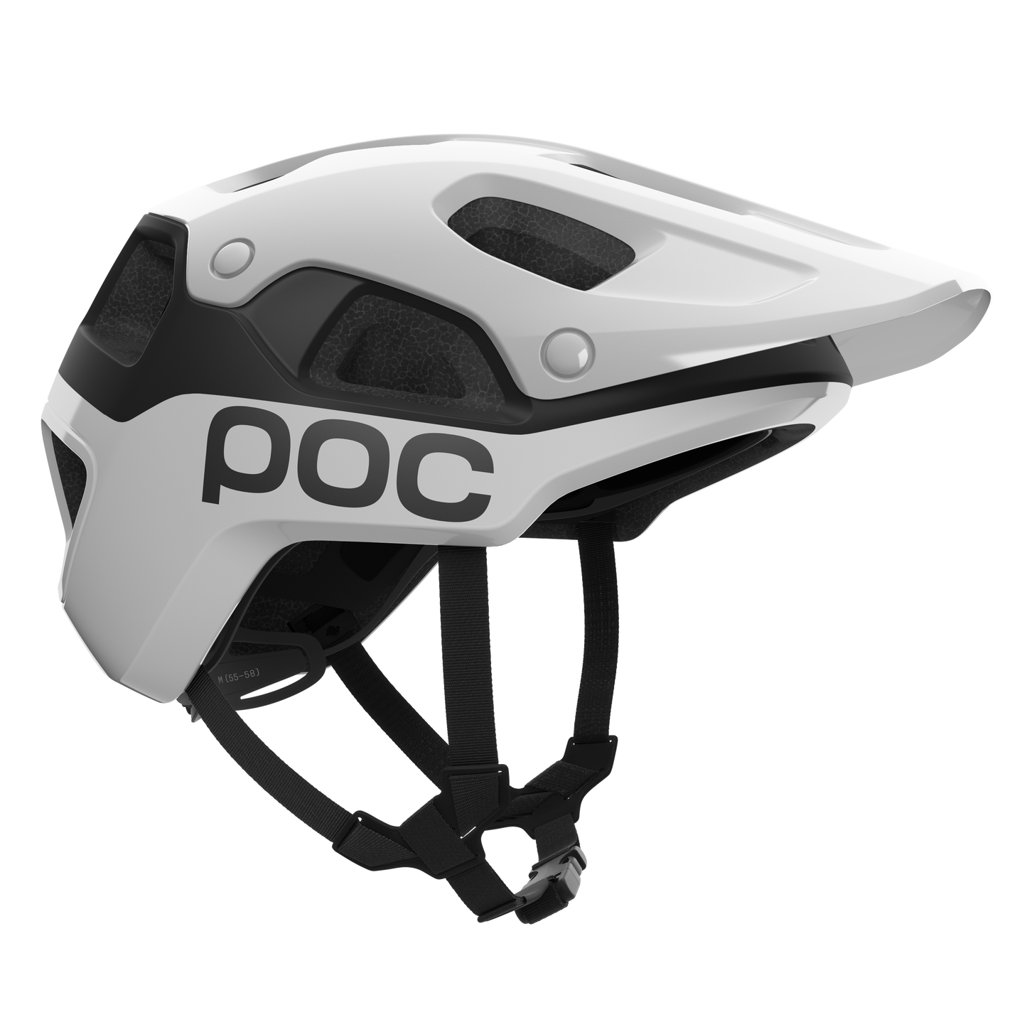MTB-Helm POC CULARIS PURE Weiss/Schwarz Matt