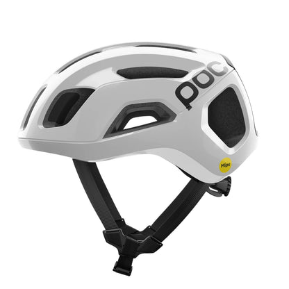 Rennradhelm POC VENTRAL AIR MIPS Logo Weiß/Schwarz Matt