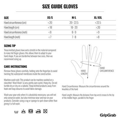 Kurzfingerhandschuhe GRIPGRAB EXPLR RC MAX Schwarz