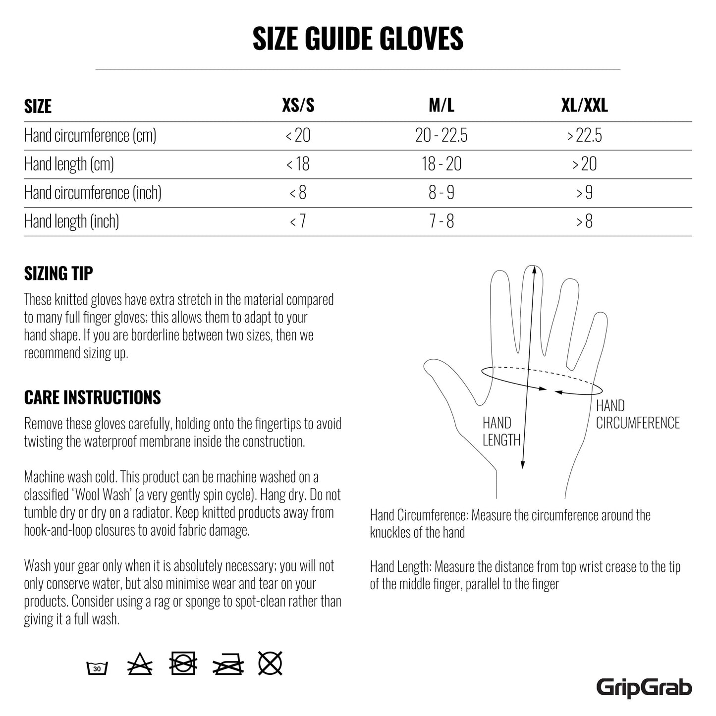 Kurze Handschuhe GRIPGRAB EXPLR RC MAX Weiß