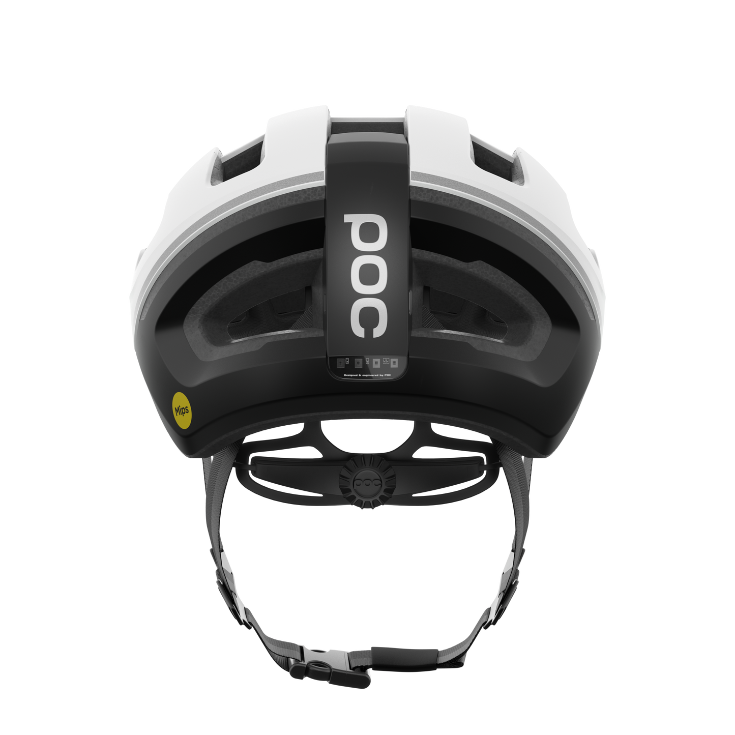 POC OMNE BEACON MIPS Rennradhelm, Weiß/Mattschwarz